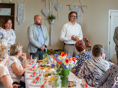 zdjęcia z wizyty delegacji w ramach projektu "Quality for Silver Life"