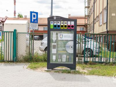 zdjęcie przedstawiające Miejski Punkt Elektroodpadów