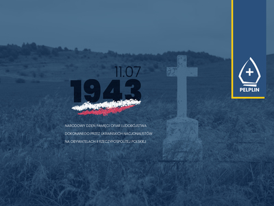 grafika Narodowy Dzień Pamięci Ofiar Ludobójstwa dokonanego przez ukraińskich nacjonalistów na obywatelach II RP