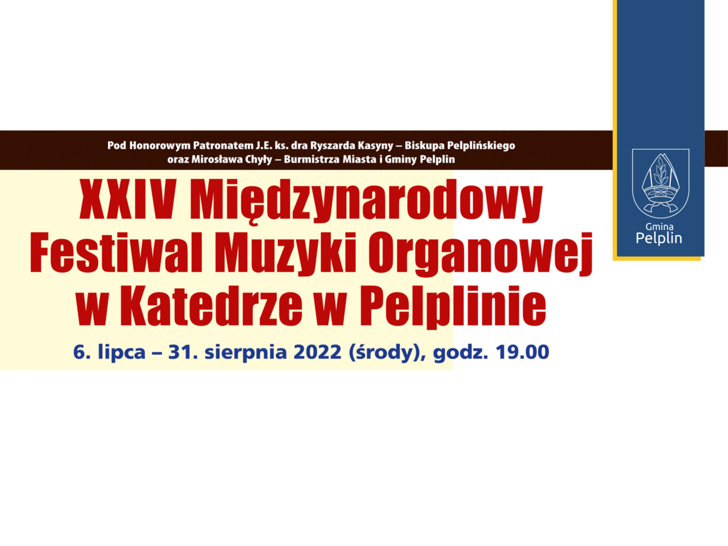 grafika Międzynarodowy Festiwal Muzyki Organowej w Pelplinie 