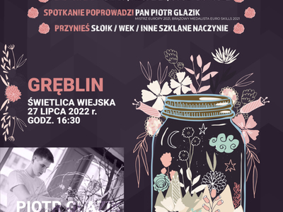 plakat dot. warsztatów słoikowych