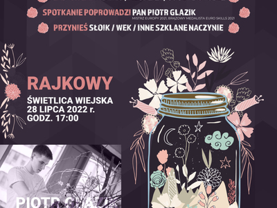 plakat dot. warsztatów słoikowych