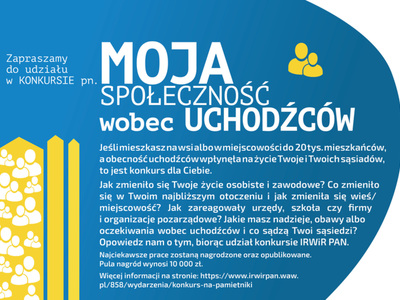 Moja społeczność wobec uchodźców