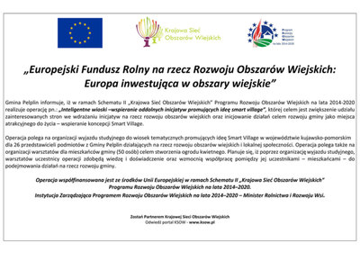 plakat dot. projektów KSOW