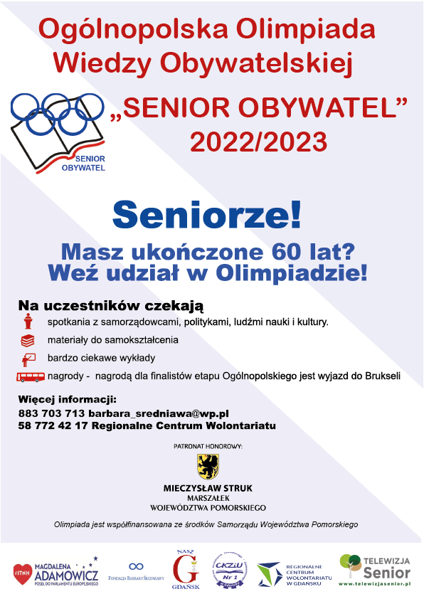 grafika tło senior obywatel