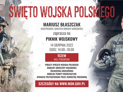baner Weekend z wojskiem w Tczewie