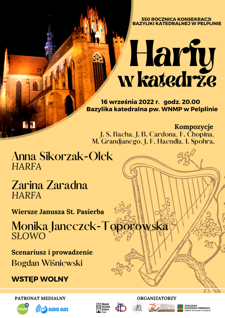 Harfy w katedrze