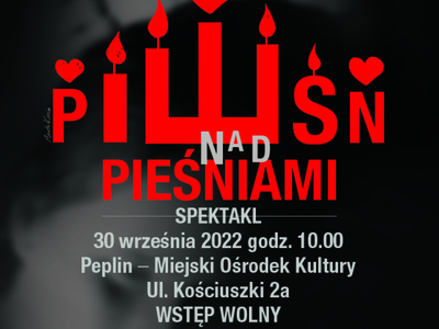Zaproszenie na spektakl pn. PIEŚŃ NAD PIEŚNIAMI