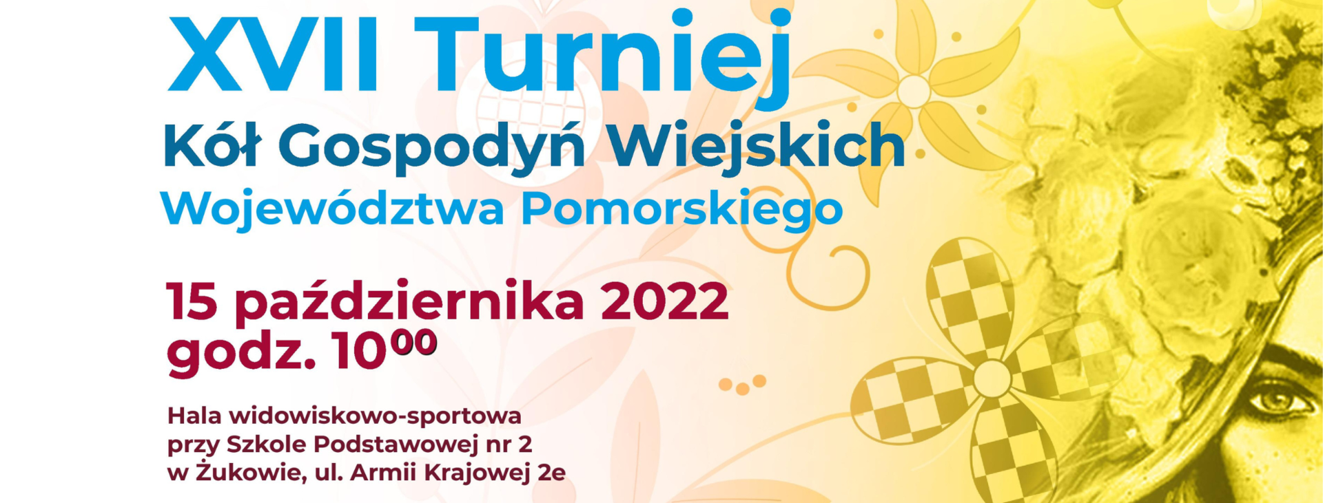tło XVII Turniej Kół Gospodyń Wiejskich 
