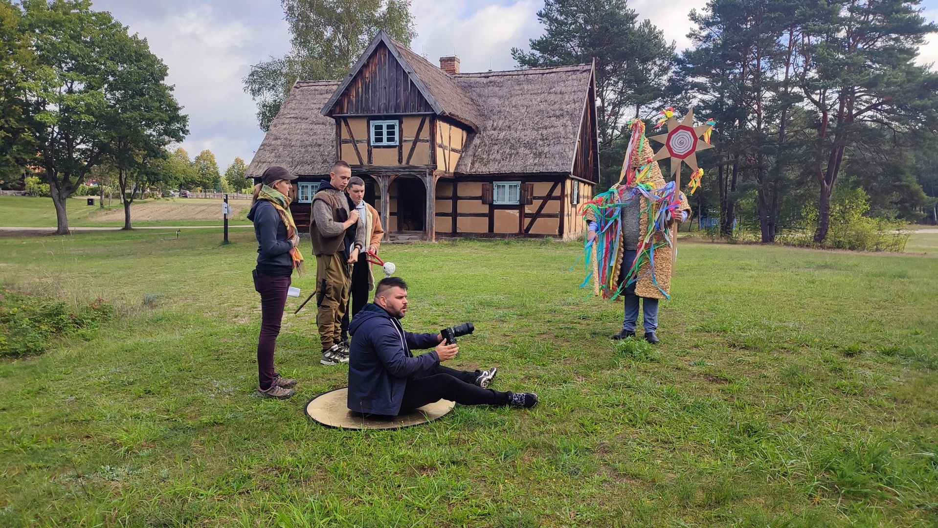 zdjęcia z realicji projektu pt. Na Kociewiu rok cały… - zapomniane obrzędy kociewskiej wsi