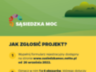 Program Sąsiedzka Moc Netto Ulotka