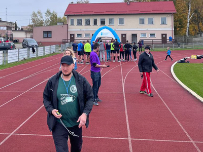 zdjęcie z zawodów lekkoateltycznych w Pelplinie 
