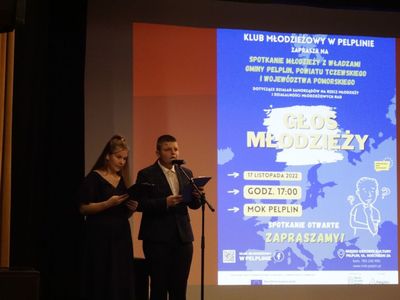 zdjęcie ze spotkania pn. „Głos Młodzieży
