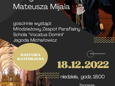 plakat koncert kolęd w pelplińskiej katedrze 2022