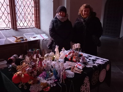 zdjęcie z cysterskiego jarmarku bożonarodzeniowego 2022