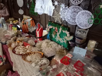zdjęcie z cysterskiego jarmarku bożonarodzeniowego 2022