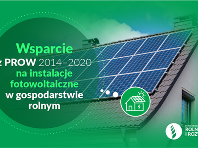 Wsparcie na zieloną energię w gospodarstwie rolnym