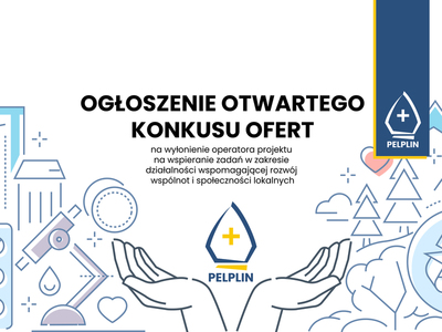 Otwarty konkurs ofert na wyłonienie operatora projektu na wspieranie zadań w zakresie działalności wspomagającej rozwój wspólnot i społeczności lokalnych