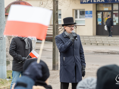 Zdjęcie z obchodówy 103. rocznicy powrotu Pelplina do odrodzonej Polski