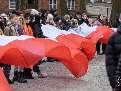 Zdjęcie z obchodówy 103. rocznicy powrotu Pelplina do odrodzonej Polski