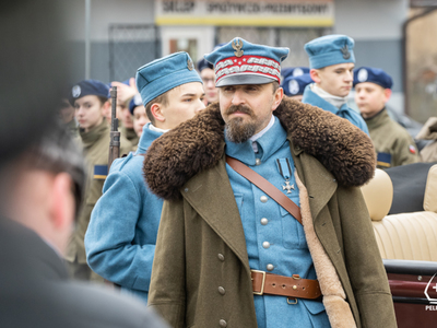 Zdjęcie z obchodówy 103. rocznicy powrotu Pelplina do odrodzonej Polski