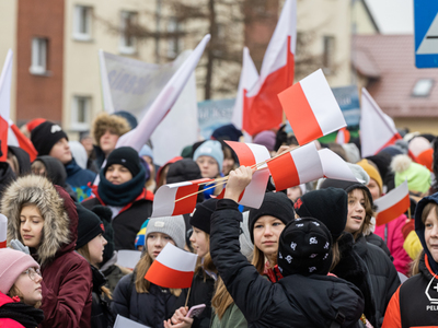 Zdjęcie z obchodówy 103. rocznicy powrotu Pelplina do odrodzonej Polski