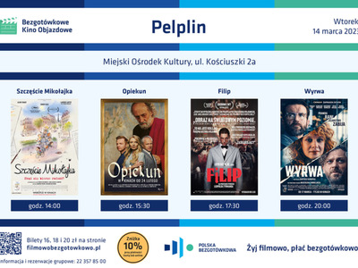 repertuar kino w Pelplinie 