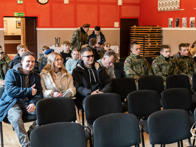 zdjęcie z gry miejskiej „Wilczym Tropem" 2023
