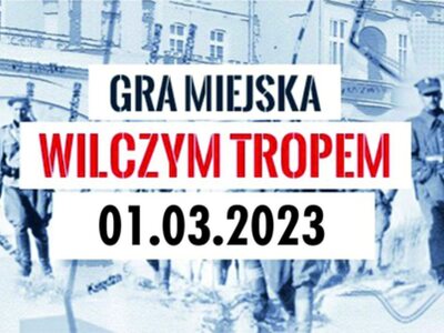 grafika gra miejska „Wilczym Tropem" 2023