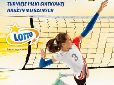 plakat weekend z siatkówką
