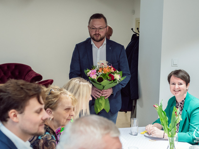 zdjęcie z uroczystego konwentu sołtysów Gminy Pelplin 
