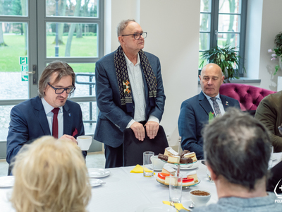zdjęcie z uroczystego konwentu sołtysów Gminy Pelplin 