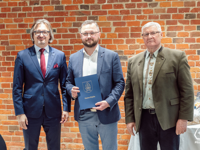 zdjęcie z uroczystego konwentu sołtysów Gminy Pelplin 