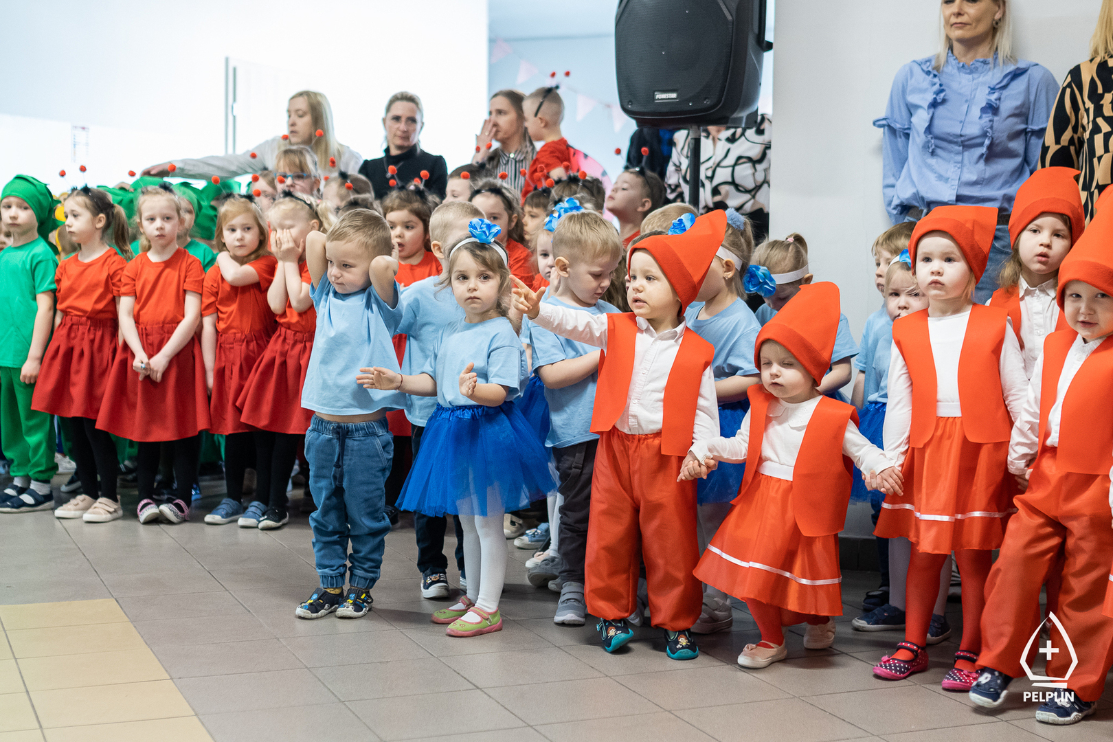 zdjęcie z uroczystości otwarcia nowej część przedszkola „Jedyneczka” w Pelplinie 