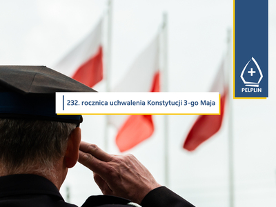 grafika 232. rocznica uchwalenia Konstytucji 3 Maja