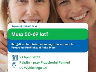plakat bezpłatne badania mammograficzne