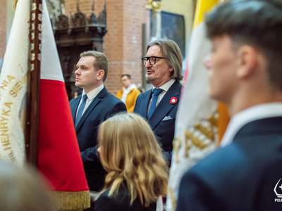 zdjęcie z pelplińskich obchodów Święta Narodowego Trzeciego Maja