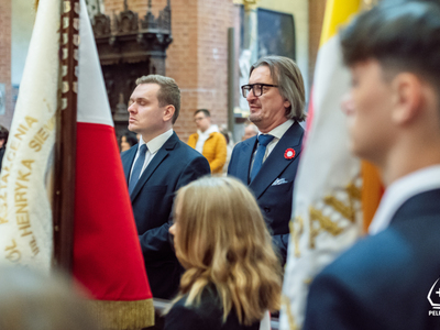zdjęcie z pelplińskich obchodów Święta Narodowego Trzeciego Maja