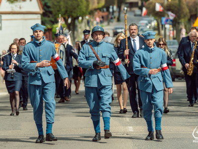 zdjęcie z pelplińskich obchodów Święta Narodowego Trzeciego Maja