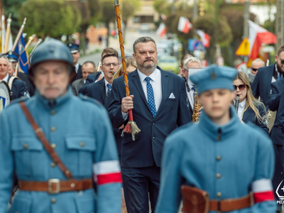 zdjęcie z pelplińskich obchodów Święta Narodowego Trzeciego Maja