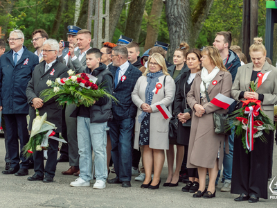 zdjęcie z pelplińskich obchodów Święta Narodowego Trzeciego Maja