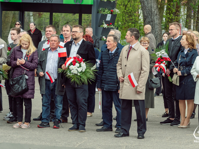 zdjęcie z pelplińskich obchodów Święta Narodowego Trzeciego Maja
