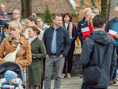 zdjęcie z pelplińskich obchodów Święta Narodowego Trzeciego Maja