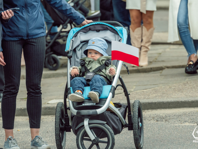 zdjęcie z pelplińskich obchodów Święta Narodowego Trzeciego Maja