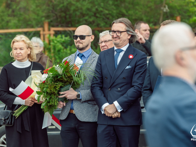 zdjęcie z pelplińskich obchodów Święta Narodowego Trzeciego Maja