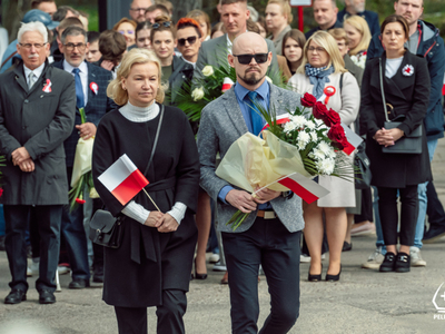 zdjęcie z pelplińskich obchodów Święta Narodowego Trzeciego Maja