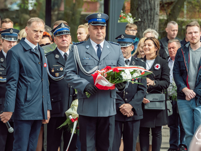 zdjęcie z pelplińskich obchodów Święta Narodowego Trzeciego Maja