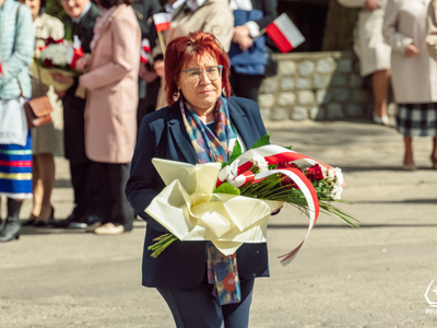 zdjęcie z pelplińskich obchodów Święta Narodowego Trzeciego Maja