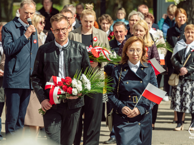 zdjęcie z pelplińskich obchodów Święta Narodowego Trzeciego Maja