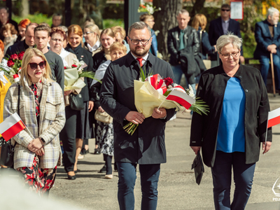 zdjęcie z pelplińskich obchodów Święta Narodowego Trzeciego Maja